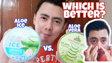 LUXE ORGANIX ALOE VERA GEL VS. SKINLAB JEJU ALOE ICE | Which moisturizer is really better?