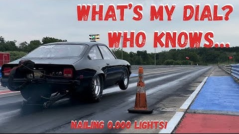 Bracket Racing when you don’t know your dial in? Starting to figure this out!