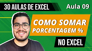 Qual a fórmula de porcentagem no Excel?