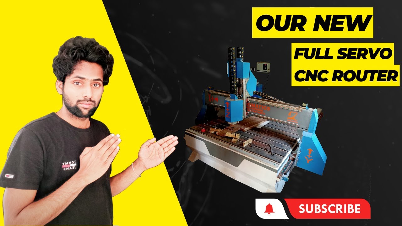 Our full servo control high accuracy CNC router - YouTube