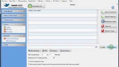 Tweet Adder 4 Tutorial Video #5