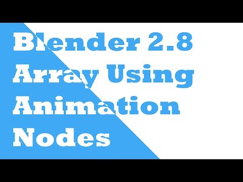 Blender Fast And Fun Way To Create Arrays Of Objects Using Animation Nodes