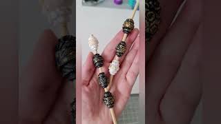 easy DIY beads polymer clay #Shorts