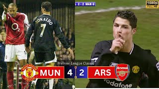 When Manchester United Players Used to play with Passion ◉ 2005 Classic vs Arsenal
