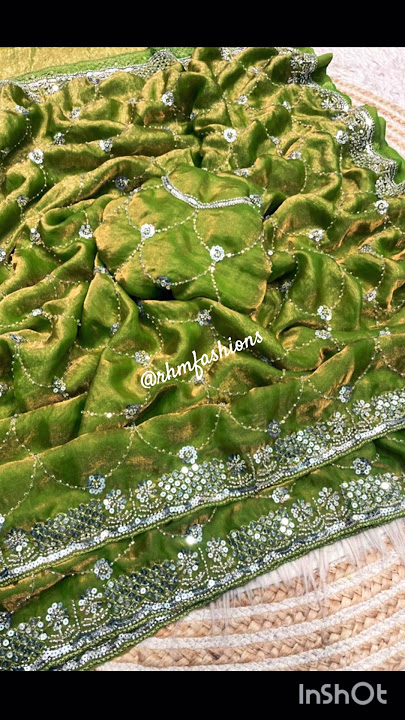 book 8754827834🎉👍#trending #saree #spacesilk #heavydesigner #sareelove #green #shorts fyp #new #yt