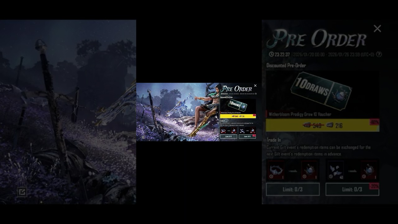 PUBG Mobile/BGMI Witherbloom Prodigy (PRE ORDER) Event Explained Ft. 4.2 Update! 