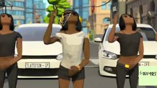 Dj Maphorisa X Kabza De Small - Gijima Baleka ft. Shasha X kamo Mphela. dance challenge animation