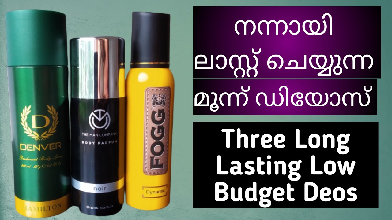 Three Low Budget Best Performing Deodorant Body SpraysLong Lasting