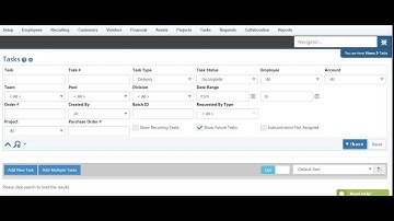 Working with the Add/Edit Multiple Tasks screens