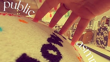 Build up ASMR in Public | Camera Tapping, Stipple, Scratching + Fabric Sounds