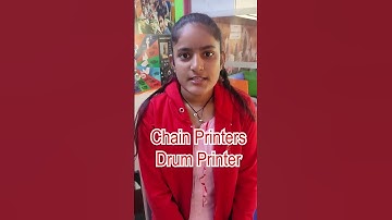 chain printers drum printer monika computer question mcq teacher informatics assistant suchna sahaya