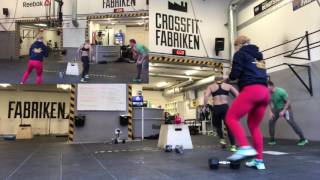 Crossfit Fabrikens Sara Armanius does Open 17.1 at 9:46