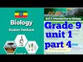Biology Grade 9 Unit 1 Part 4 In Afaan Oromoo