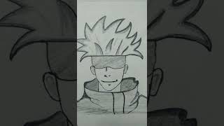 Goku,Satoru Gojo&Naruto with Itachi Uchiha Three brothers #Creative video #New version Sketch by me.