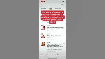 McDonald’s Saving Tip #2 - Use the App!