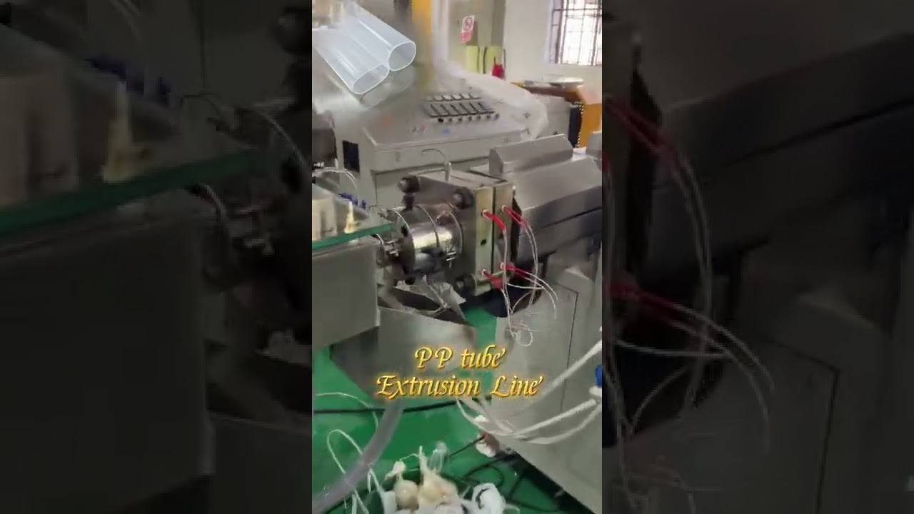 【PP Plastic Tube Extrusion Line】How to produce PP tube with plastic extruder?