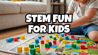 STEM Board Game: Montessori Logic Puzzles for Kids Ages 3-8 Unboxing  | Educational Road Builder Toy