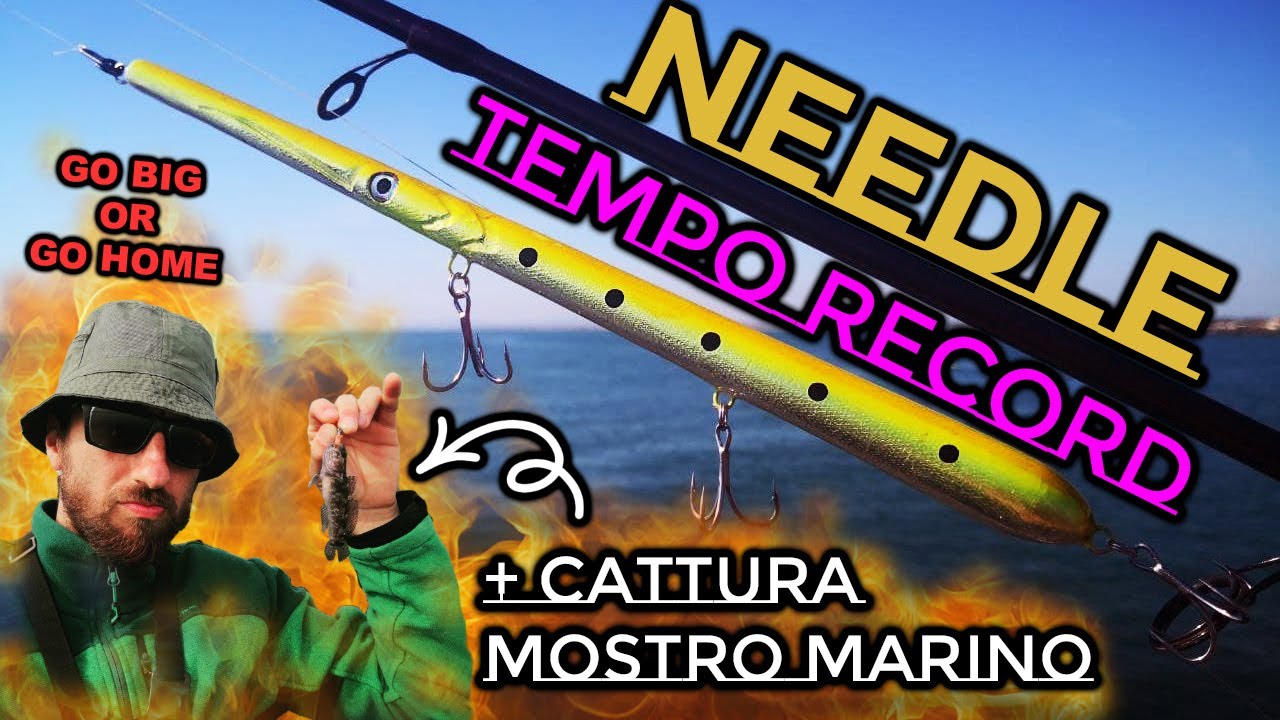 Needle a tempo record | Dalla Costruzione alla Cattura (ngopp' water) + extra Light Rock Fishing