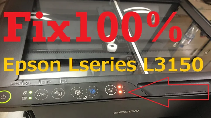 How to fix Epson L3150 cannot copy or scan but can print  Download install full driver