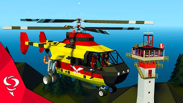 My Mini Heli EXPLODES Onto The Workshop!  -  Stormworks Gameplay