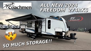 All New 2024 Coachmen Freedom Express Ultra Lite 274RKS Travel Trailer Walk Around