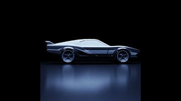 Concept Car in Blender 3.4 - 3d software made in 2023