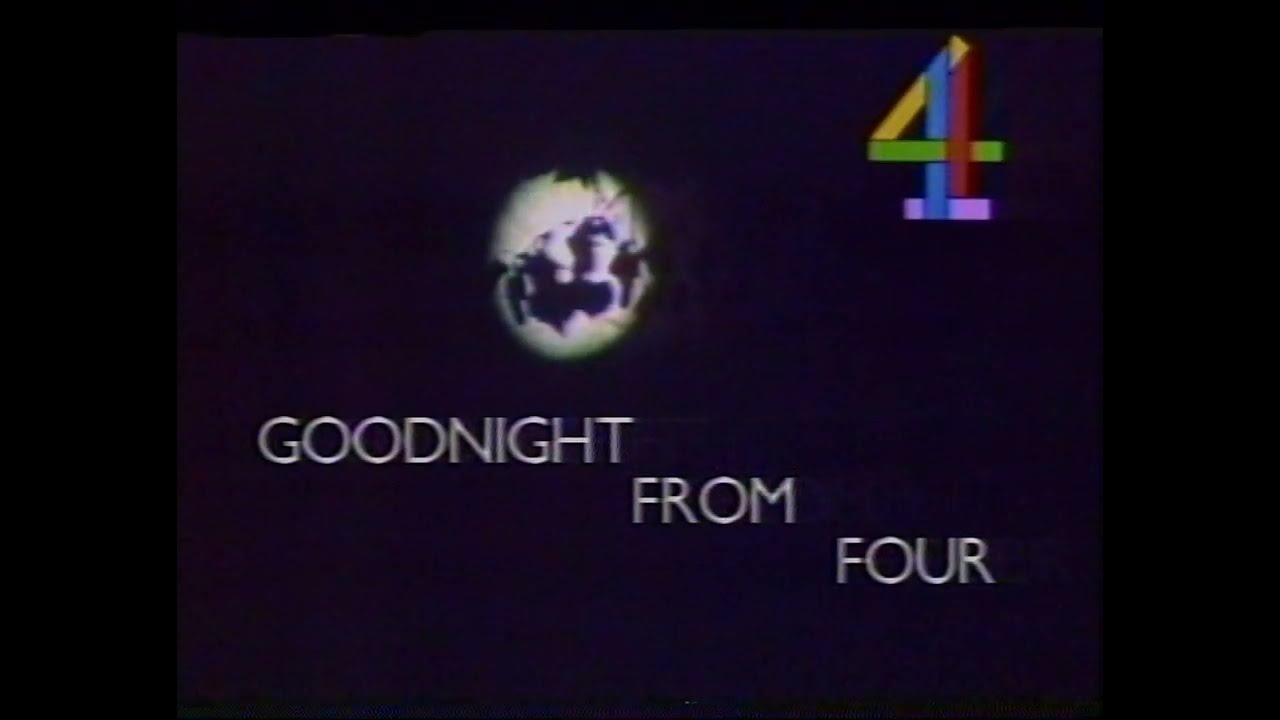 Channel 4 UK TV - Closedown - 1983.  Philips N1700 Transfer.