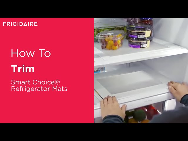 How to Trim Smart Choice Refrigerator Mats 