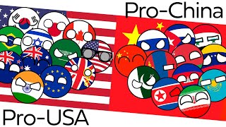 Countryballs Marble Race USA vs China | Marble Race Duels NATO vs China