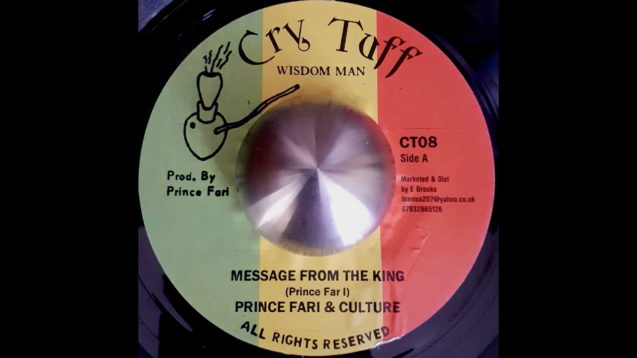 PRINCE FAR I & CULTURE - Message From The King / Version 1977