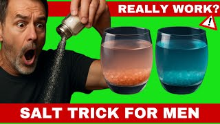 BLUE SALT TRICK FOR MEN - WHAT IS SALT TRICK FOR MEN RECIPE? - SIMPLE TRICK TO CURE ED