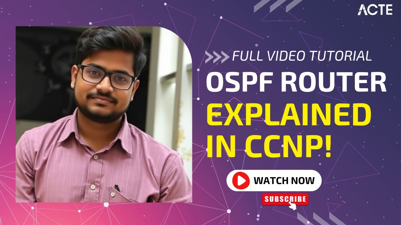 🔹 Understanding OSPF in Routers | CCNP Routing Explained 🔹