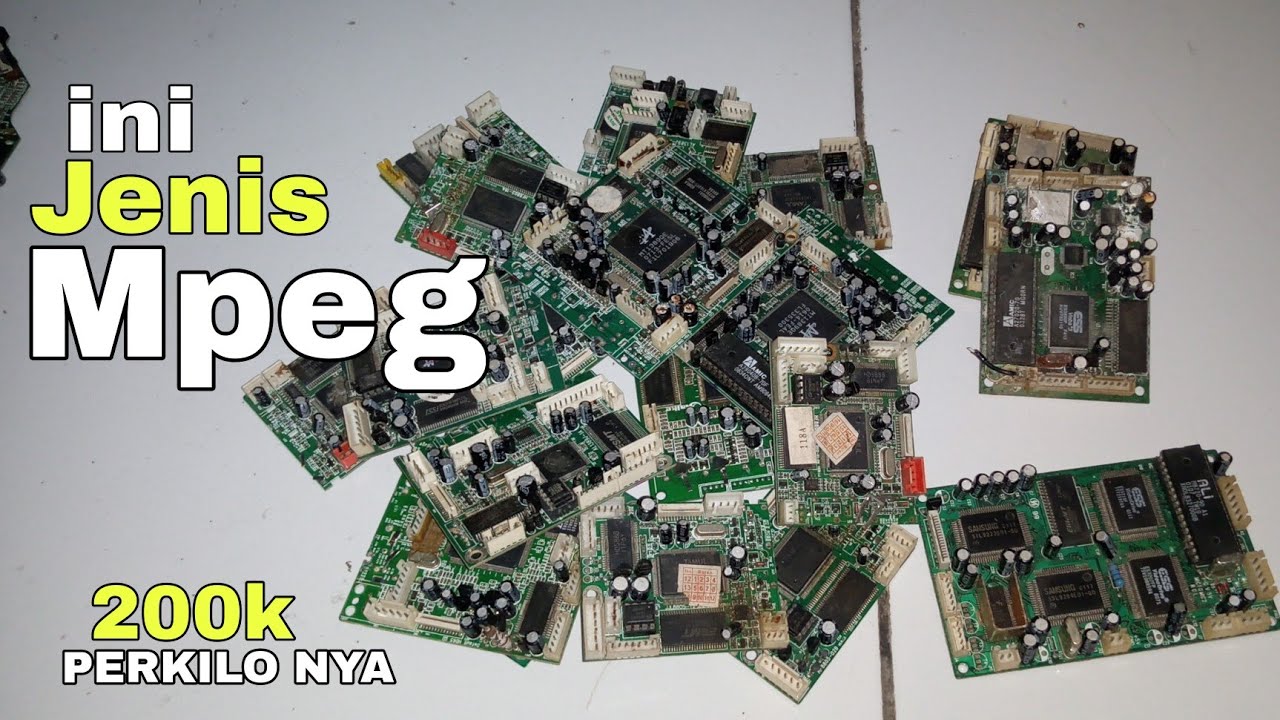 Inilah rosok elektronik MAHAL ‼ Mengenal Jenis Mpeg DVD & VCD untuk Pemula