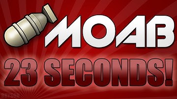 HOW TO GET A FAST MOAB! 23 SECONDS! (Worlds 2nd Fastest MOAB MW3)