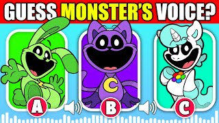 Guess the MONSTER'S VOICE | Smiling Critters , POPPY PLAYTIME CHAPTER 3 (Catnap)
