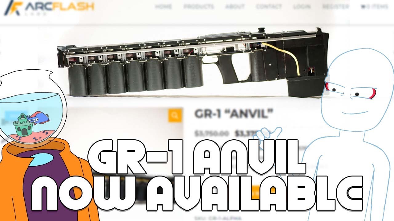 Behold the GR1 Anvil GAUSS RIFLE! FPH Clips YouTube