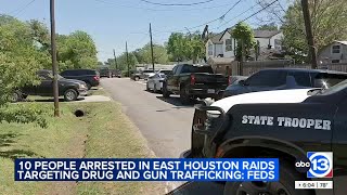 10 people arrested on gun, drug charges after FBI searches in Clinton Park neighborhood officials