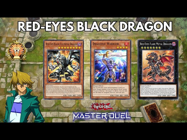 red eyes black dragon deck yugioh master duel Complete Custom for Yu-Gi-Oh! Best Red Eyes Dragon Link