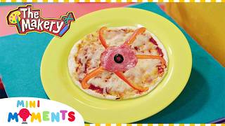 Bake a Spooky Eyeball Pizza 🍕 | The Makery | Mini Moments