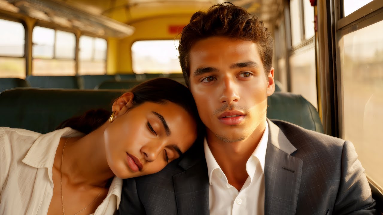 מתמחה נרדמה על כתפי זר באוטובוס – ולא ידעה שהוא מיליארדר ומנכ״ל מפורסם