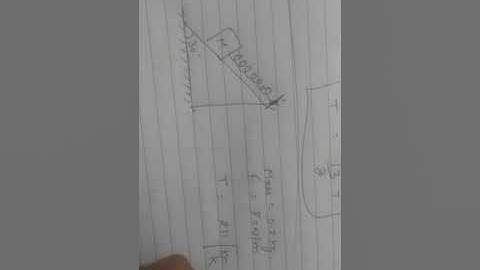 a block of mass 0.2Kg  which slides without friction on a 30°