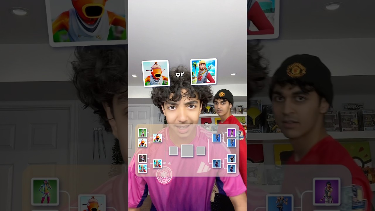 Pick Favorite Fortnite Skin With Brothers