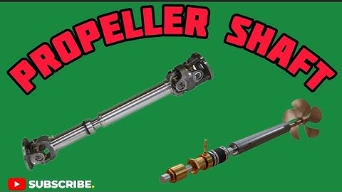 Propeller Shaft | what is propeller shaft / drive shaft #engine #propeller #shaft #automobile
