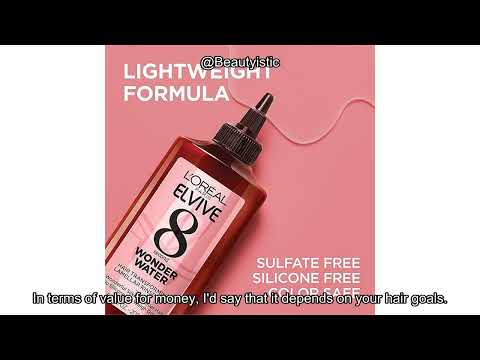 L’Oreal Paris Elvive 8 Second Wonder Water Review: Does It Really Deliver Silky, Shiny Hair?