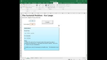 For Loops, Pt 3 - Factorials
