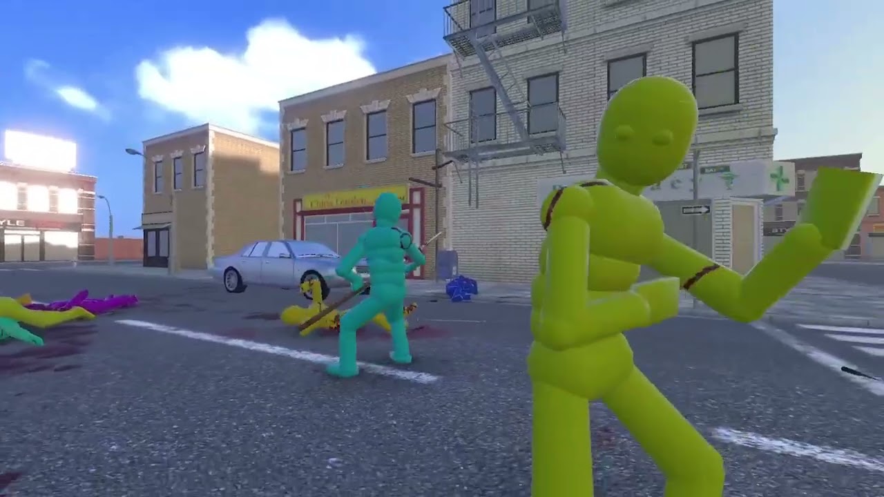 AI Learns to Fight with Euphoria Physics (deep reinforcement learning)