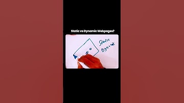 Static vs Dynamic Webpage