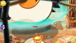 Angry Birds Epic: Super Gigantic Matilda VS Poseidon with 10 Million HP screenshot 5