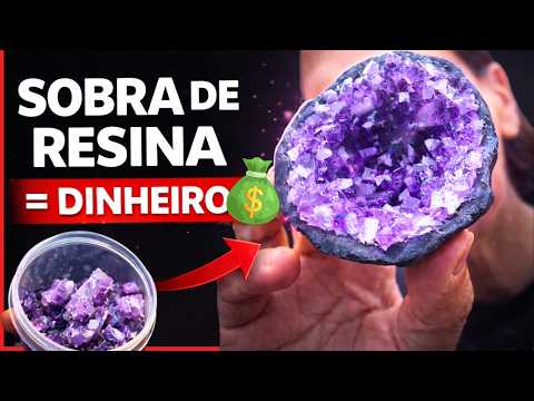 GEODES MADE FROM LEFTOVER RESIN: TRANSFORM SCRAPS INTO PROFITABLE DECORATIONS | CRAFT TV