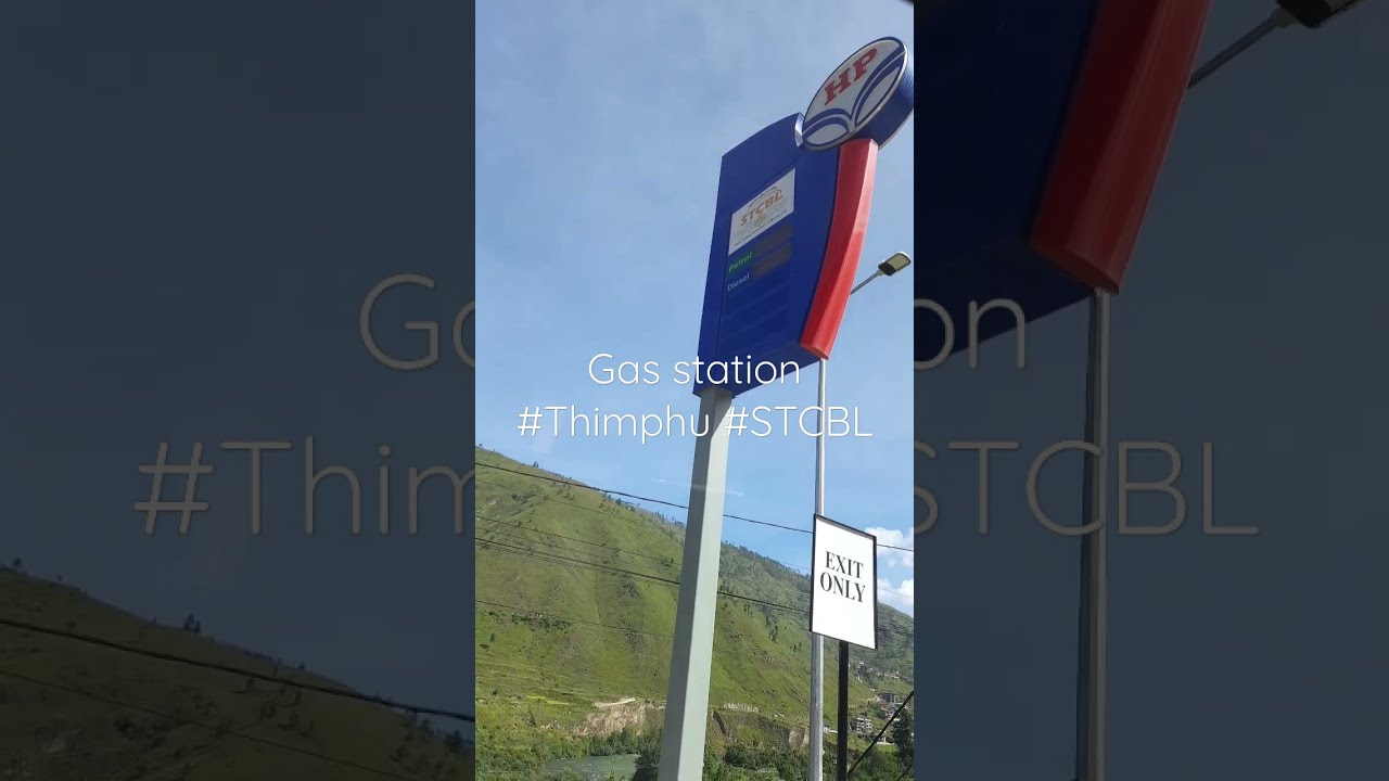 New Gas Station ⛽ #STCBL Ramtoto #Thimphu #Bhutan #shorts